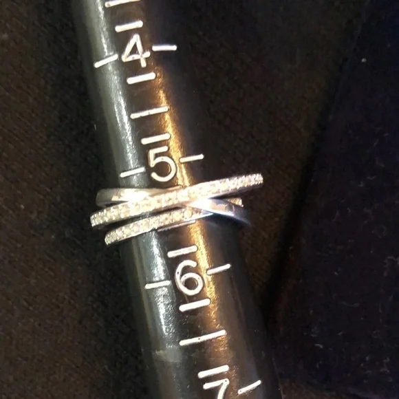 Triple crystal ring - Picture 3 of 4